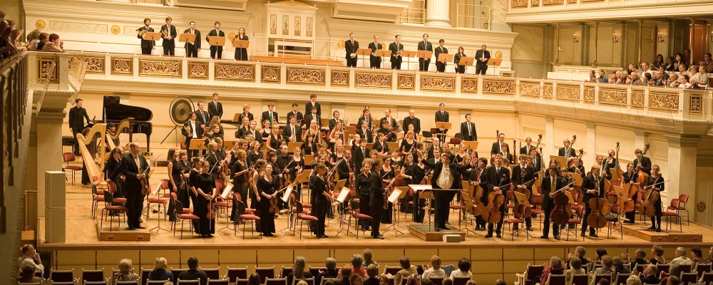 Musiker der jungen Philharmonie im Konzert