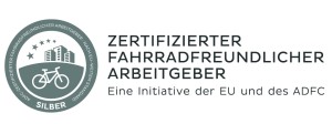 Logo ADFC Zertifizierung Silber